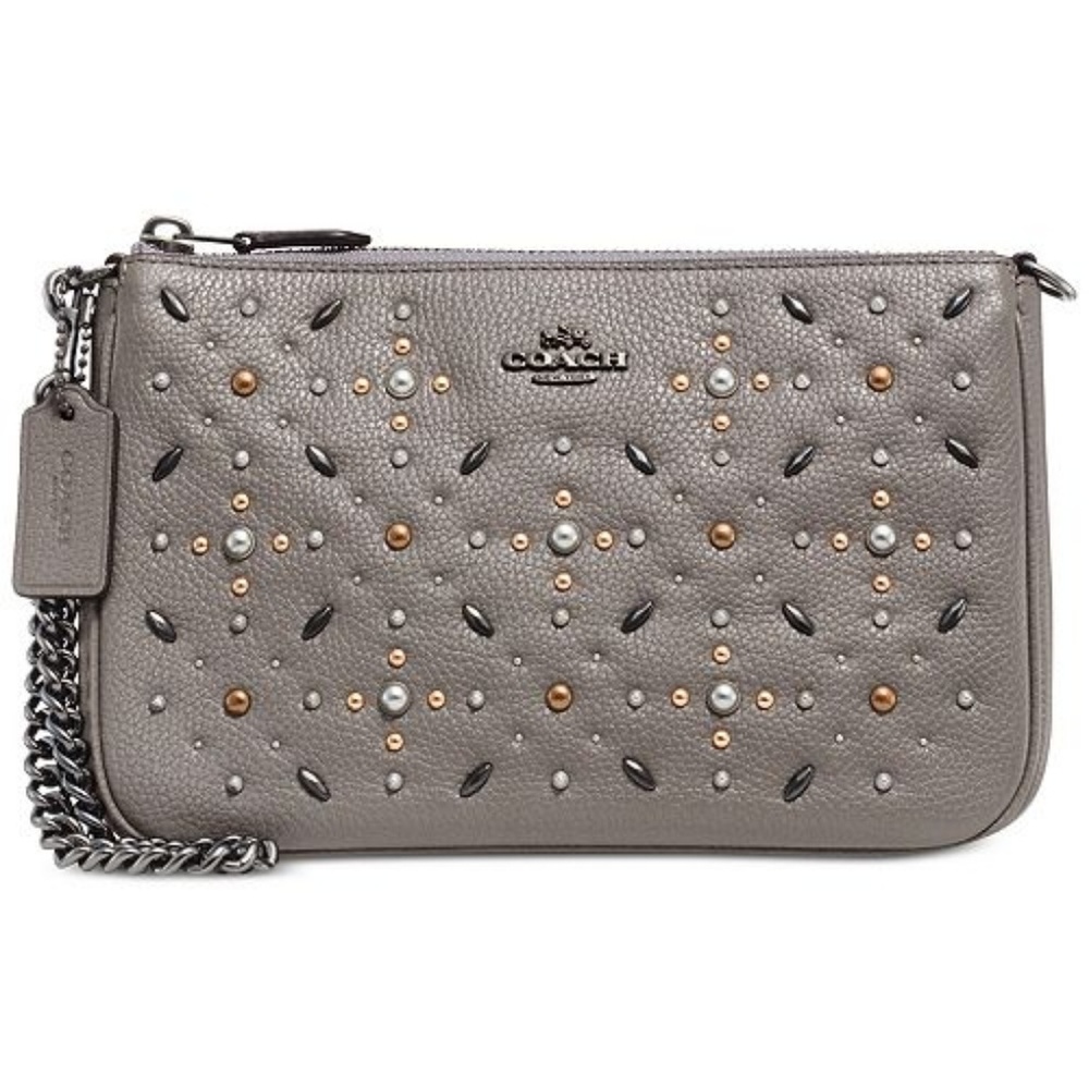 Coach Nolita Wristlet 22 with Prairie Rivets NWT